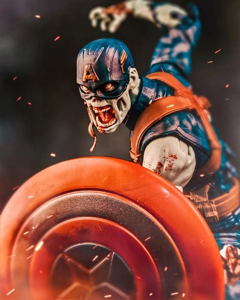 Zombie Captain America : r/ActionFigures