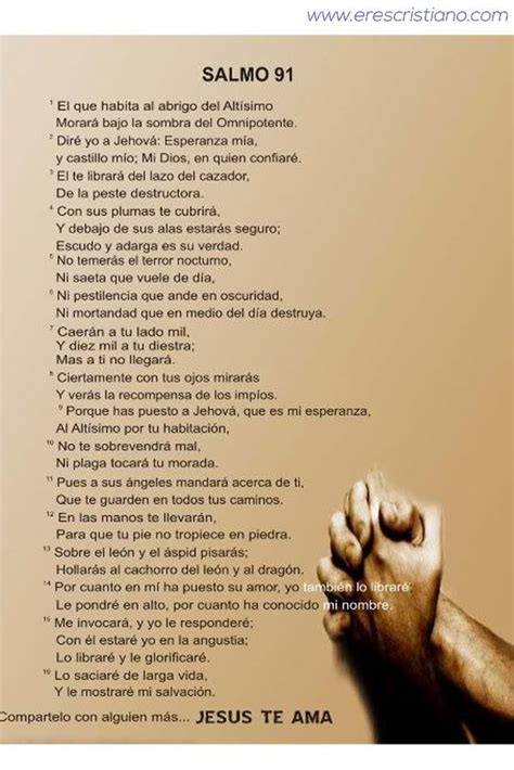 100+ Imágenes Cristianas de Salmo 91 - Confianza en Dios | Frases religiosas, Frases ...