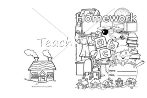 Homework - Book Cover - Printable Book Covers for Primary School - Teacher Resources :: Teacher ...