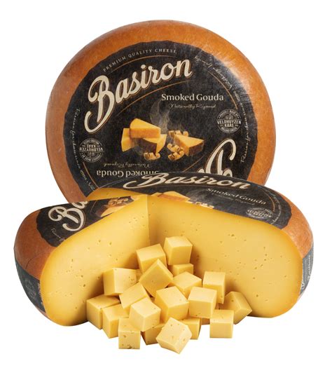 Basiron Smoked Gouda - Naturally ripened smoked gouda from Holland