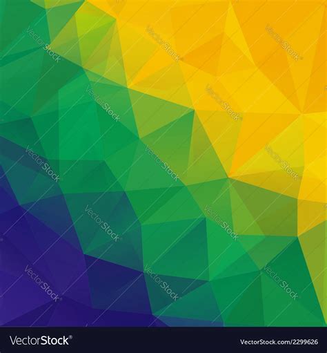 🔥 Download Abstract Polygon Background Brazil Flag Colors Vector Image ...