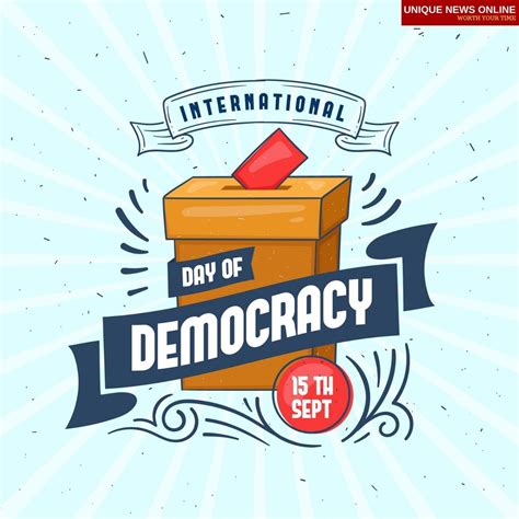 International Day of Democracy 2021 Quotes, Poster, Wishes, Greetings, HD Images, and Banner to ...