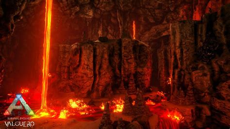 Ark: How To Build Lava Cave On Valguero - YouTube