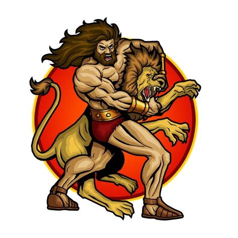 samson and the lion - Google Search | Biblical art, Bible art, Lion ...