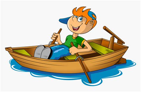 Canoe Clipart Canoe River - Rowing Boat Clip Art, HD Png Download - kindpng