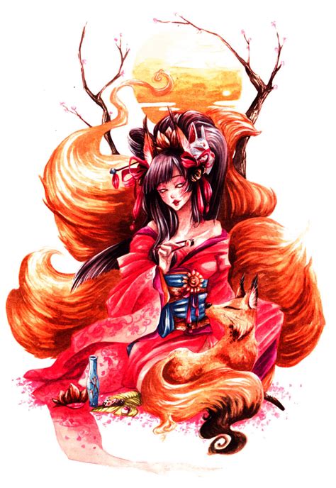 Kitsune by YunaXD on DeviantArt