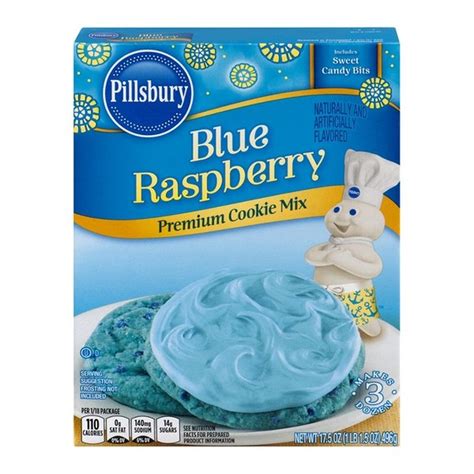 Pillsbury Blue Raspberry Premium Cookie Mix (17.5 oz) - Instacart