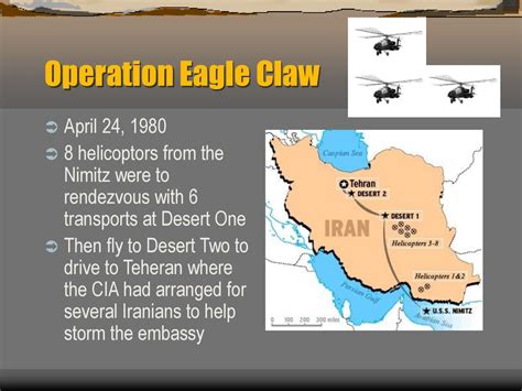 Operation Eagle Claw Map