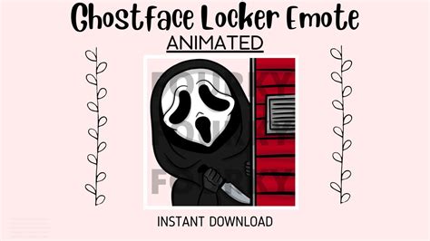 Ghostface ANIMATED Emote - Etsy