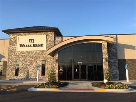 The new Wells Bank building in Platte City - Platte County, MO