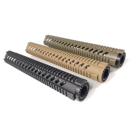 China 15 Inch Free Float Quad Rail Handguard Black, Tan, Fde Color Fit ...