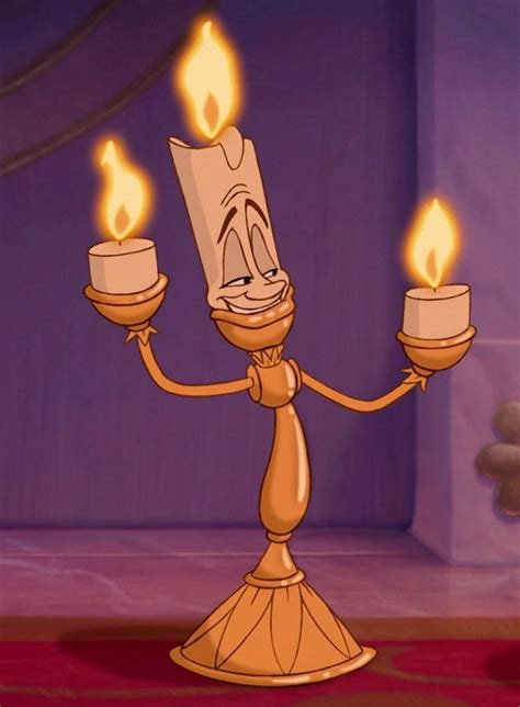 Lumiere (which translates from French as "light") is a supporting character in Disney's 1991 ...