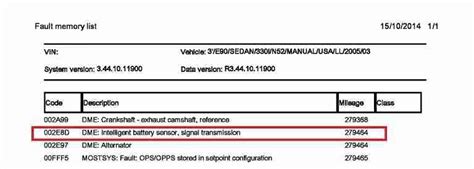 BMW Intelligent Battery Sensor (IBS) » Bimmerscan