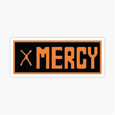 "Mercy Button" Sticker for Sale by Sugar-Artist | Redbubble