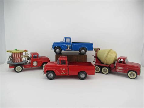 Lot Detail - Group of Assorted Vintage Buddy L. Toy Trucks