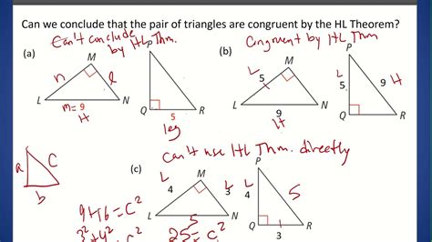 Using Triangle Congruence Theorems Assignment