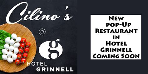 New Pop-Up Restaurant in Hotel Grinnell | ourgrinnell