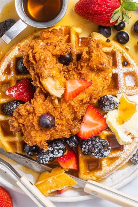 Chicken and Waffles Recipe (The Best!) - Butter Be Ready