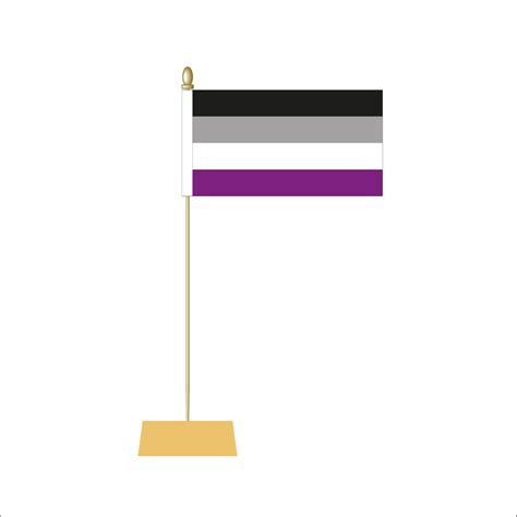 Asexual Pride Table Flag – Flags and Flagpoles