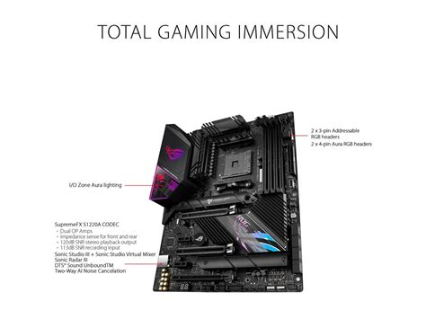 ASUS ROG STRIX X570-E GAMING WIFI II AM4 ATX AMD Motherboard - Newegg.com