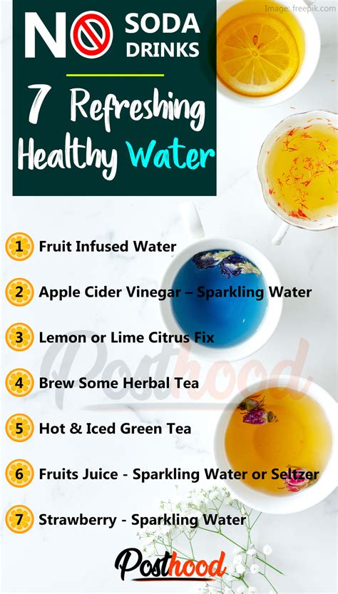 7 Healthiest Homemade Drinks To Replace Soda – Posthood