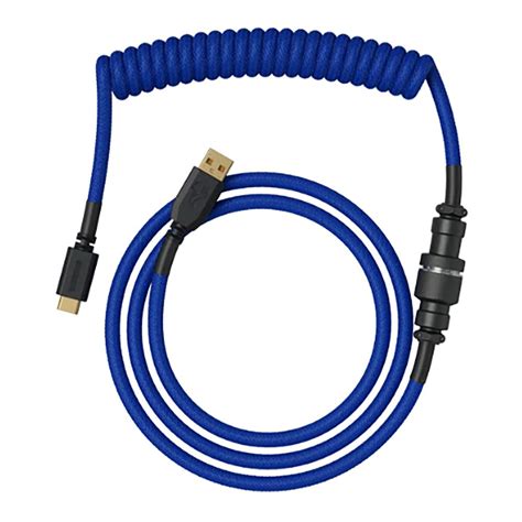 Glorious Coiled USB Type-C Cable - Cobalt - Micro Center