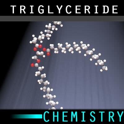 3d model molecule triglyceride