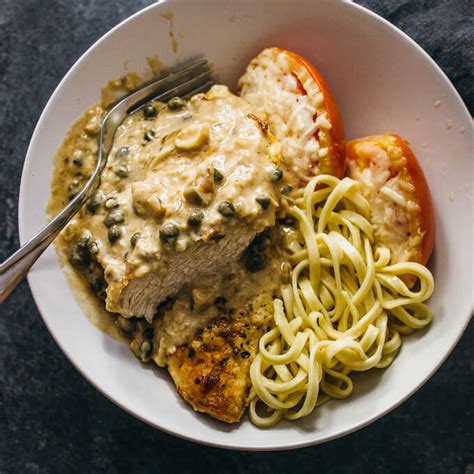 Quick Easy Meals: ROASTED CHICKEN WITH CREAMY CAPER SAUCE