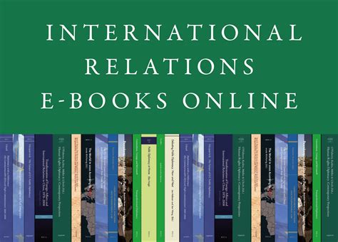 International Relations E-Book Collection, 2007-2019