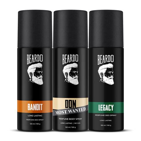 Beardo Iconic Perfume Body Spray Trio – Beardo India