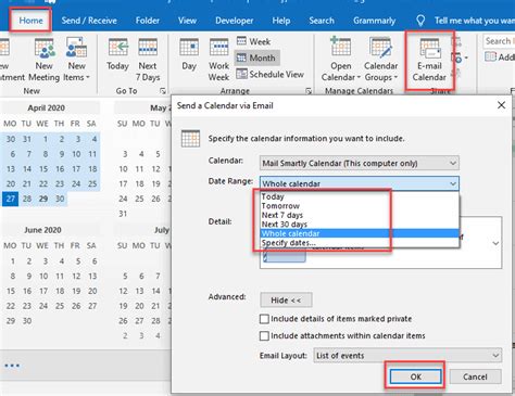 Sharing A Calendar In Outlook