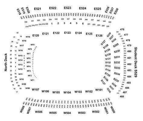 Razorback Stadium Seating Chart