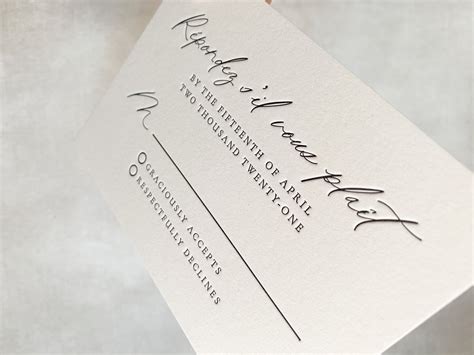 Wedding RSVP Wording Ideas — LETTERING BY GRG