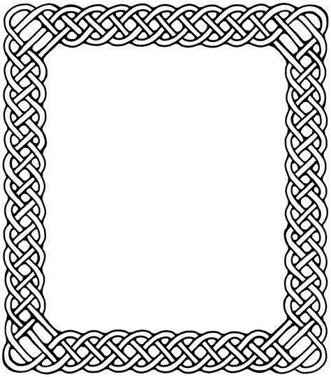 Celtic knot border clip art. Knotting fantasy watkanjewel com in 2020 ...