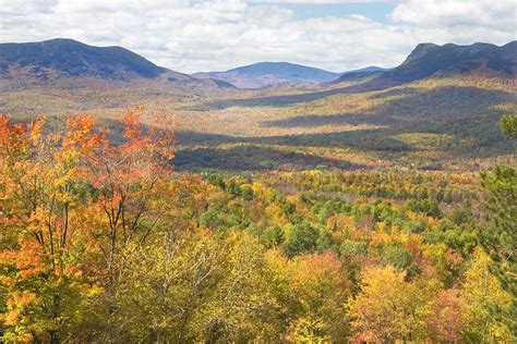 Maine Mountains In Fall Mount Blue State Park Photograph by Keith ...