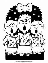 Choir Coloring Pages sketch template
