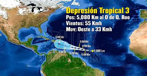 Hoy Tamaulipas - Tormenta tropical Bret viaja con direccion a Tamaulipas