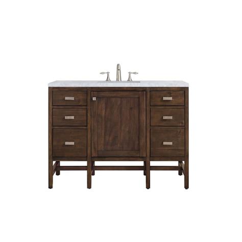 James Martin Vanities Addison 48 in. W. x 23.5 in.D x 35.5 in. H Single ...