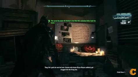 He saved the date! All Hallow's Eve! - Riddler Solution - Arkham Knight - YouTube