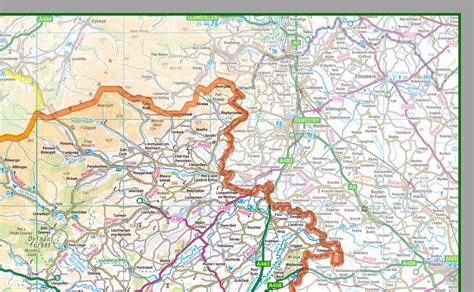 Powys County Map– I Love Maps