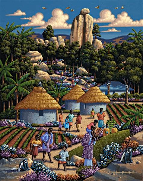 Folk Art Paintings Show the Aesthetic of Rural Life in Kakamega | Folk art, Art painting, Folk ...