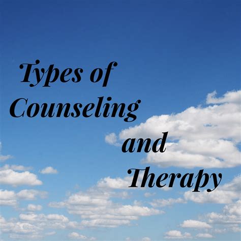 Types of Counseling Therapy - Richer Life Counseling