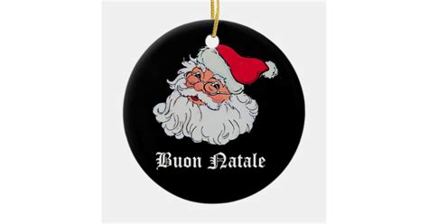 Italian Santa Claus #2 Ceramic Ornament | Zazzle