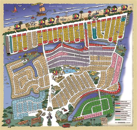 Park Map — Pirateland Family Camping Resort | Camping resort ...