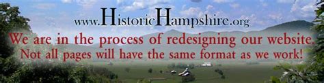 Hampshire County, WV, history homepage