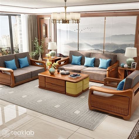 Wood Sofa Set Images | Cabinets Matttroy