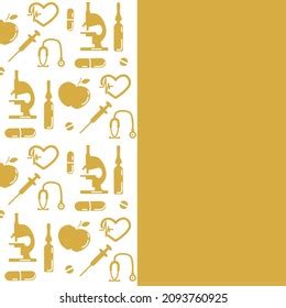 Medical Vector Illustration Vertical Border Medicine Stock Vector (Royalty Free) 2093760925 ...