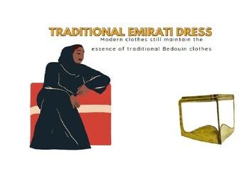 Traditional Emirati Dress UAE by Mary Makes Worksheets | TpT