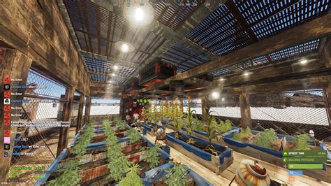 Rust Farming update 2.0 | You guys like my greenhouse? :) : playrust