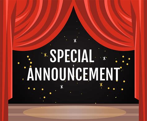 Special Announcement Stage Vector Art & Graphics | freevector.com